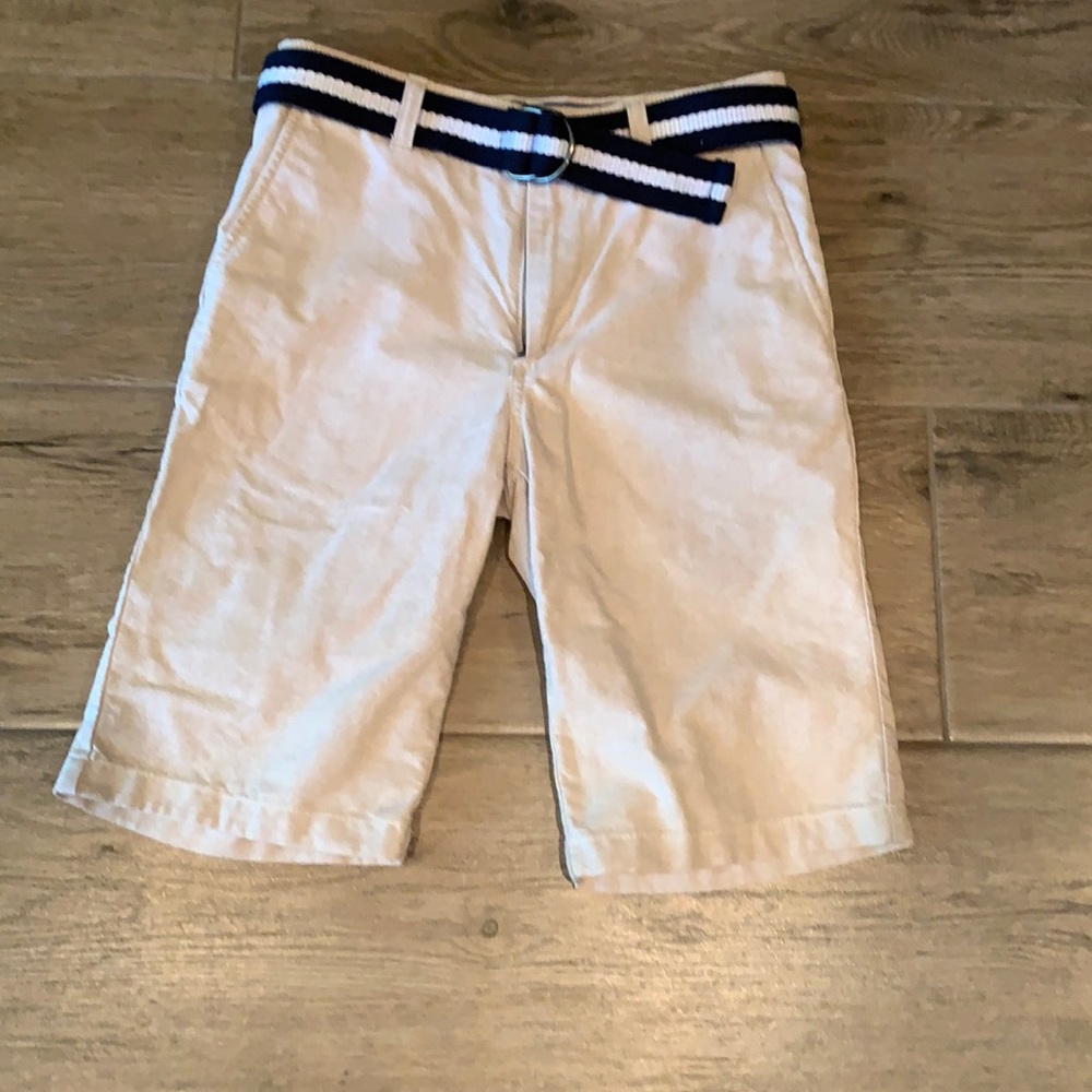 Boys Class Club khaki colored Chambray Modern Fit Shorts- Size 12